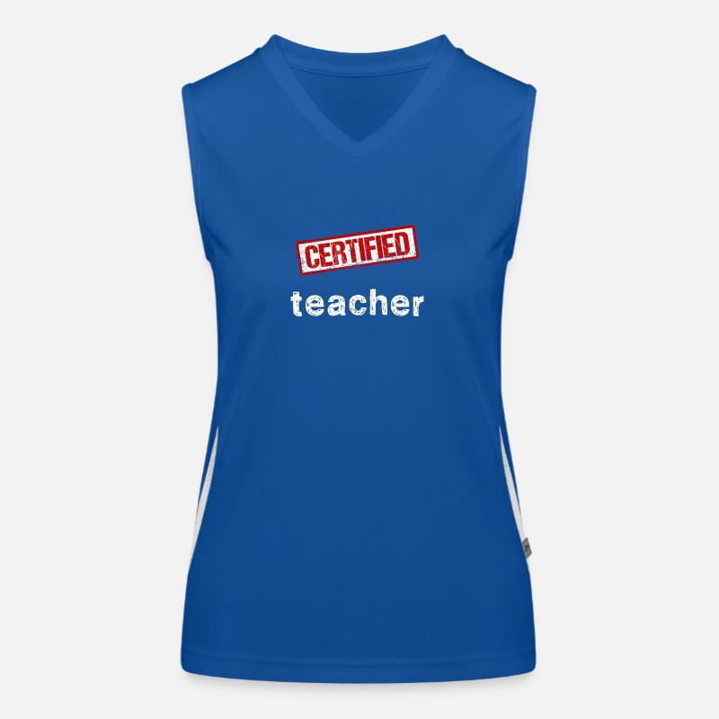 Lehrer Funktionelles Kontrast-Tank Top für Frauen