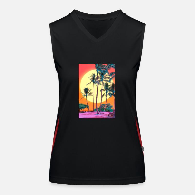 Mon design Débardeur respirant contrasté Femme
