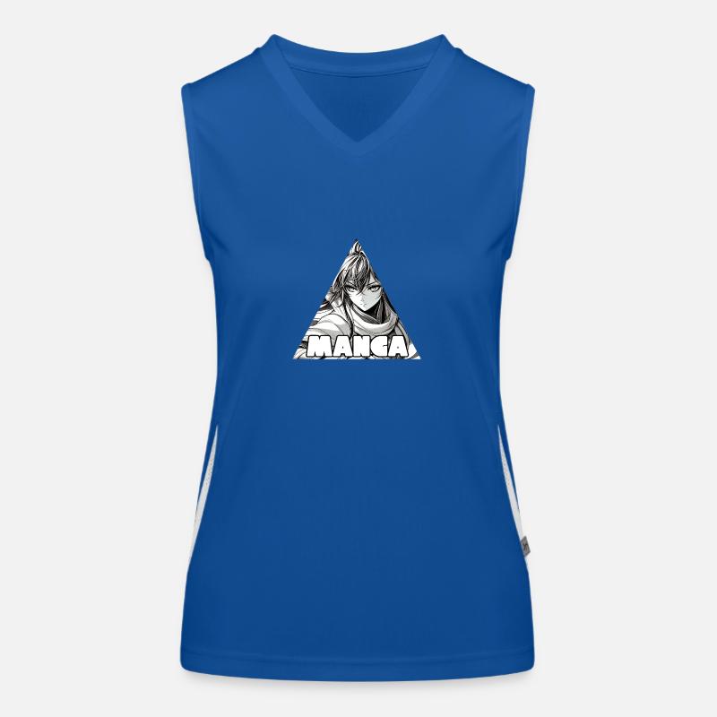 Manga Funktionelles Kontrast-Tank Top für Frauen