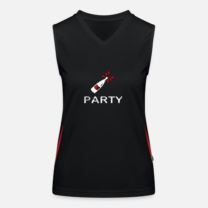 Party Women's Functional Contrast Tank Top