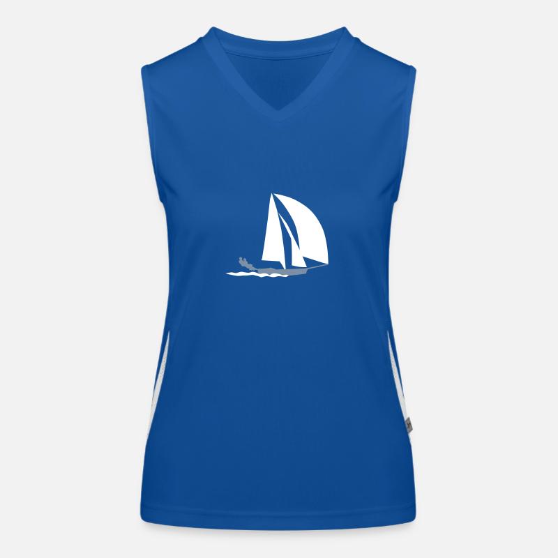 49er sailing Funktionelles Kontrast-Tank Top für Frauen
