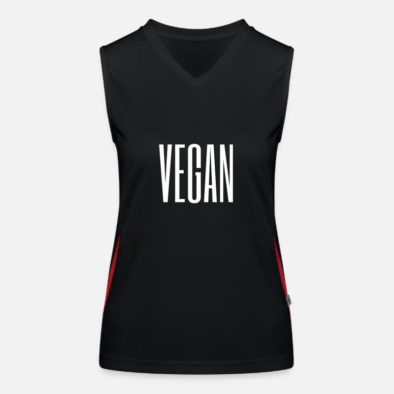 VEGAN Women's Functional Contrast Tank Top