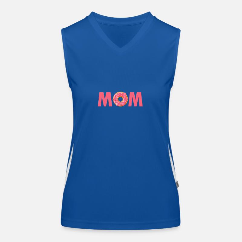 Donut Geburtstagsmutter Funktionelles Kontrast-Tank Top für Frauen