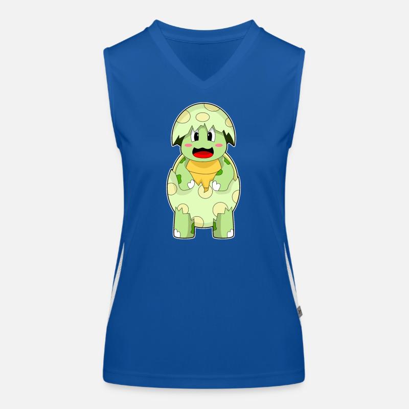 Schildkröte Eierschale Funktionelles Kontrast-Tank Top für Frauen