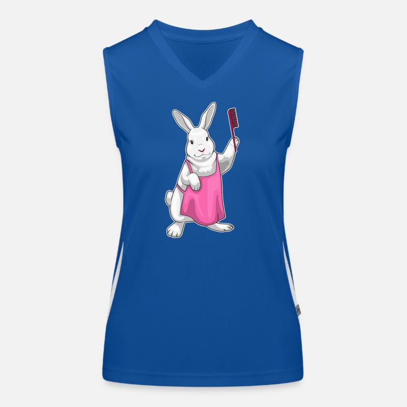 Peigne de coiffeur Bunny Débardeur respirant contrasté Femme
