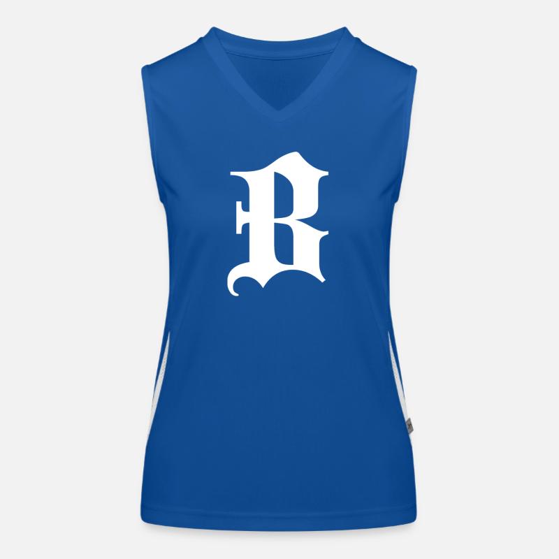 Gothic Monogram B Women's Functional Contrast Tank Top