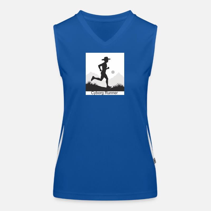 Cyborg Runner Women's Functional Contrast Tank Top