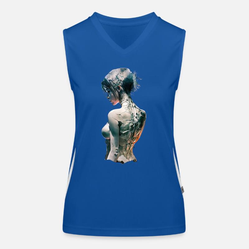 Anime No17 Funktionelles Kontrast-Tank Top für Frauen