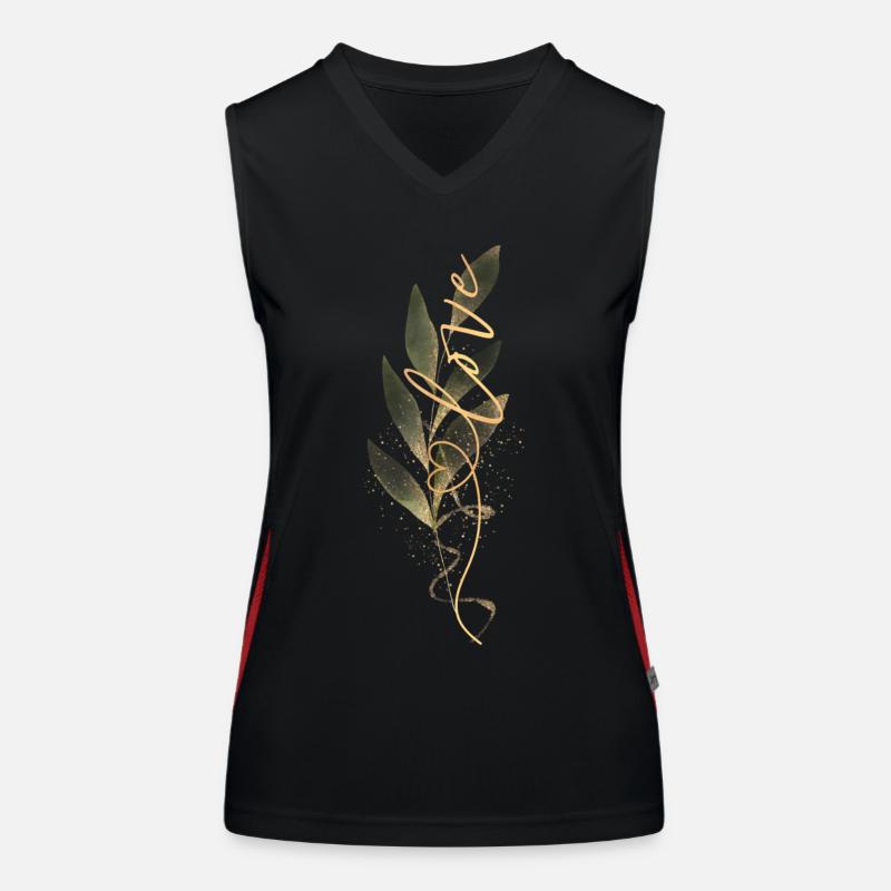 Amour Débardeur respirant contrasté Femme