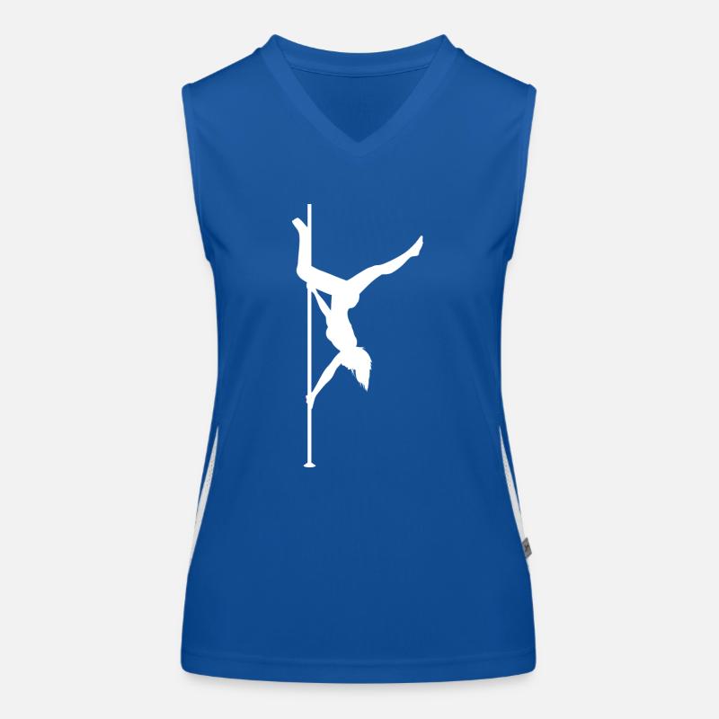 Poledance Pole Dancing Danse Danse Bâton Danse Débardeur respirant contrasté Femme