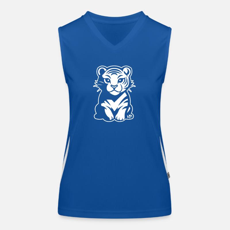 Tiger Big Cat Women's Functional Contrast Tank Top