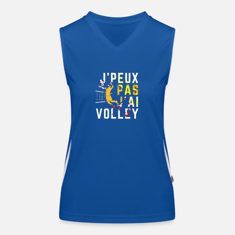J'peux pas jai Volley Débardeur respirant contrasté Femme