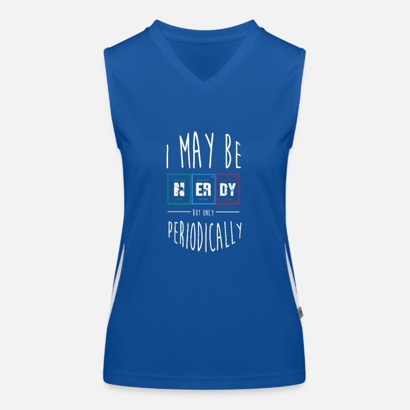 Periodic table Women's Functional Contrast Tank Top