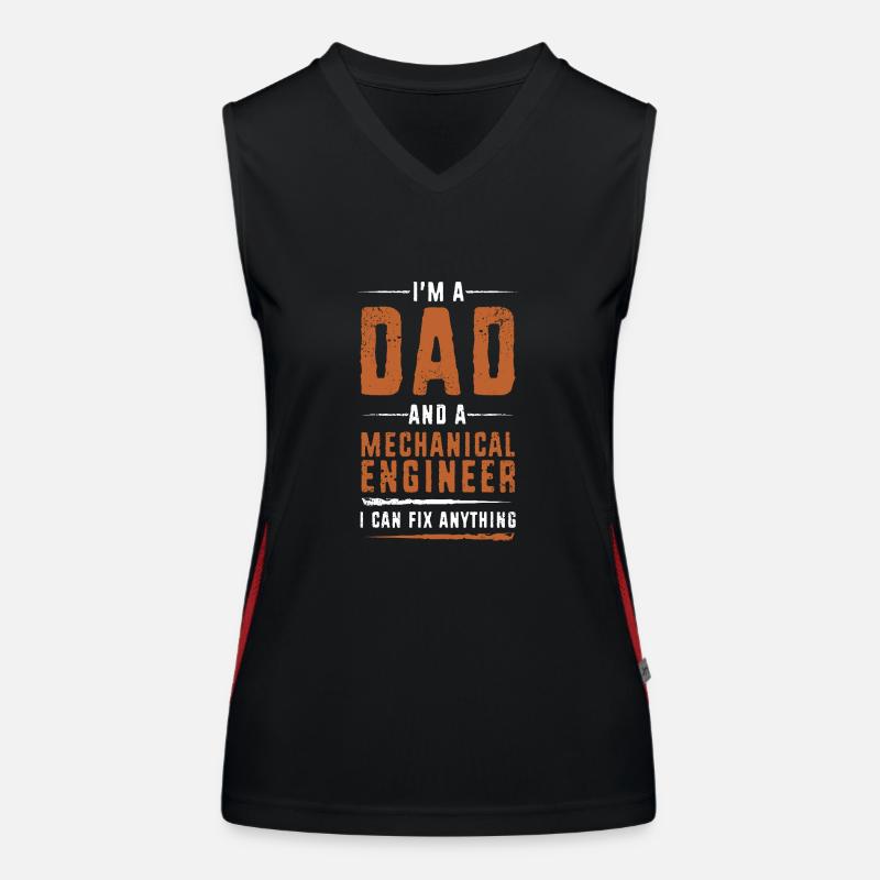 Mechanical Engineer Women's Functional Contrast Tank Top