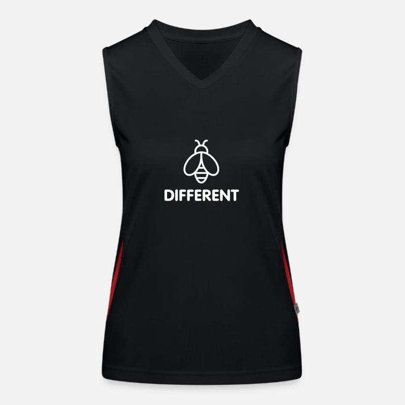 Bee Different Women's Functional Contrast Tank Top