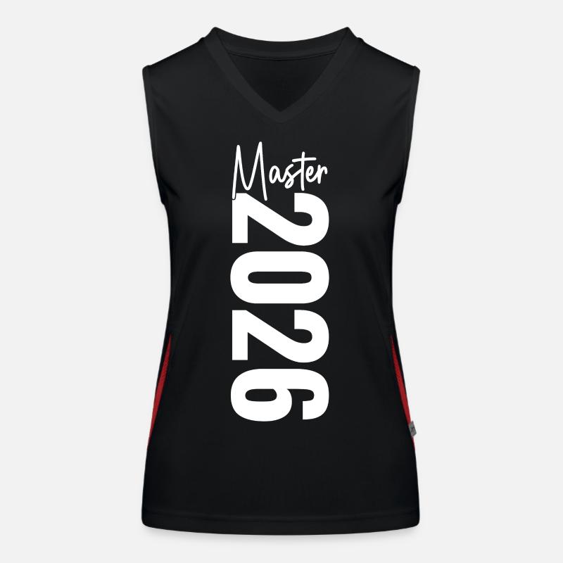 Master 2026 Funktionelles Kontrast-Tank Top für Frauen