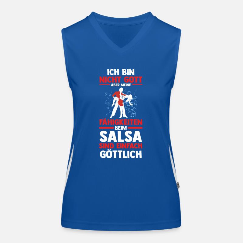 Danseuse de Salsa Débardeur respirant contrasté Femme