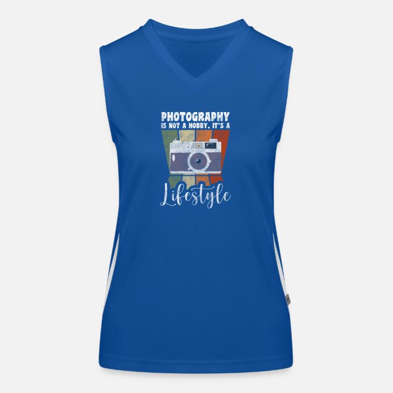Fotograf Bild Digitalkamera Funktionelles Kontrast-Tank Top für Frauen