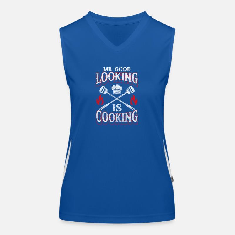 Koch Küchenchef Restaurant Funktionelles Kontrast-Tank Top für Frauen