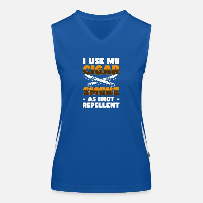 Rauchen Kippe Cool Funktionelles Kontrast-Tank Top für Frauen