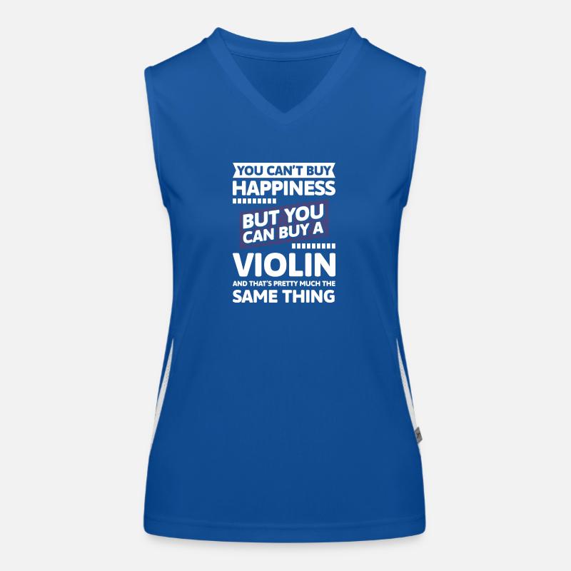 Violin player performance Women's Functional Contrast Tank Top
