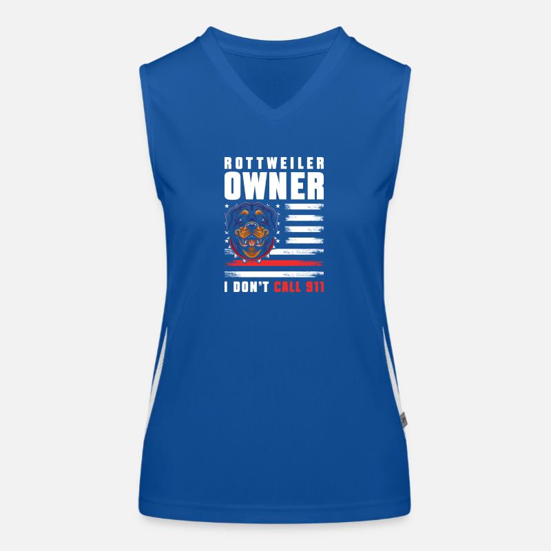 Kampfhund Funktionelles Kontrast-Tank Top für Frauen