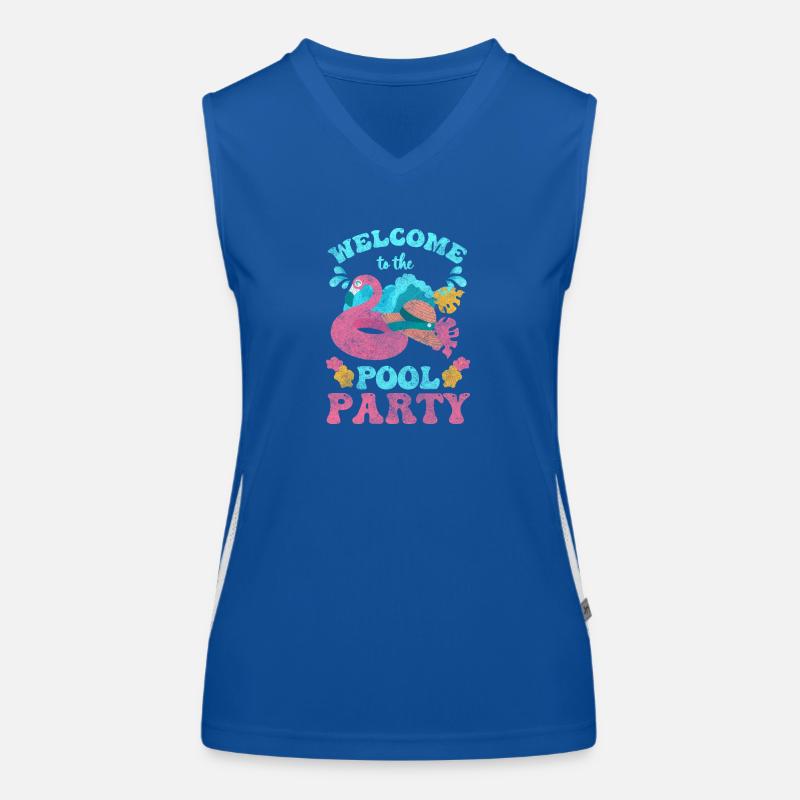 Piscine Célébrations Loisirs Alcool Débardeur respirant contrasté Femme
