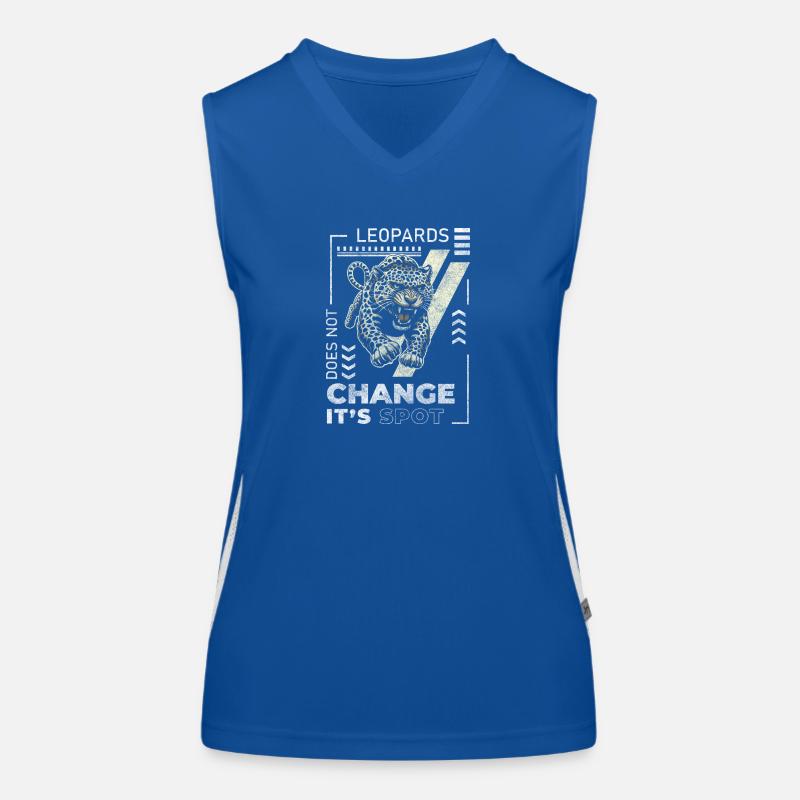 Chasseur de léopards rapide Débardeur respirant contrasté Femme