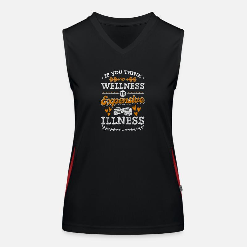 Wellness Relax Healthy Women's Functional Contrast Tank Top