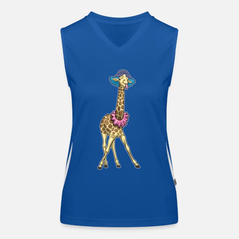 Clown girafe Débardeur respirant contrasté Femme