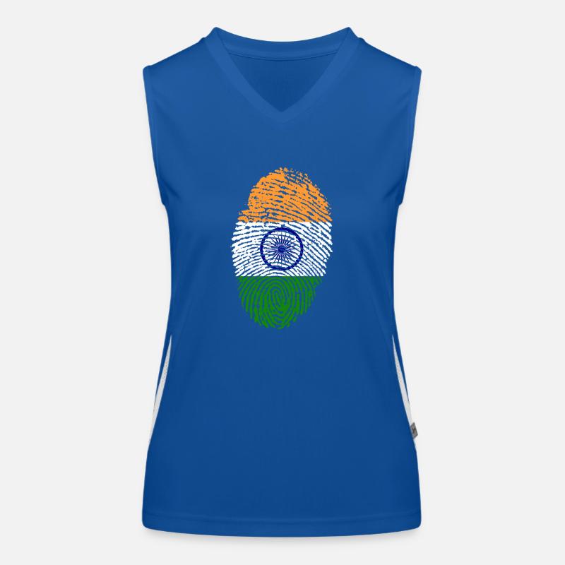 Empreintes digitales - Inde Débardeur respirant contrasté Femme