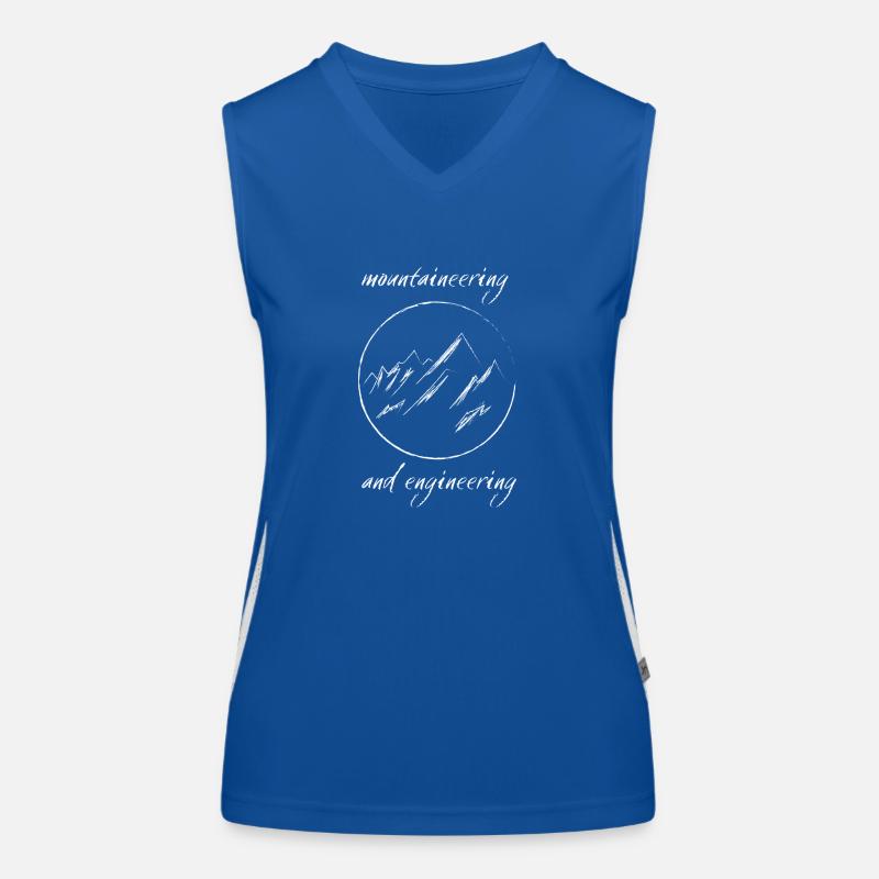 Mountains / Mountaineering and Engineering Women's Functional Contrast Tank Top