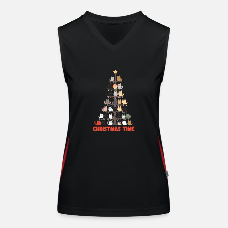Période de Noël Débardeur respirant contrasté Femme