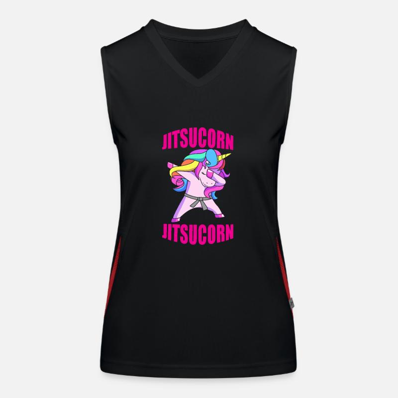 Jiu Jitsu Autodéfense Débardeur respirant contrasté Femme