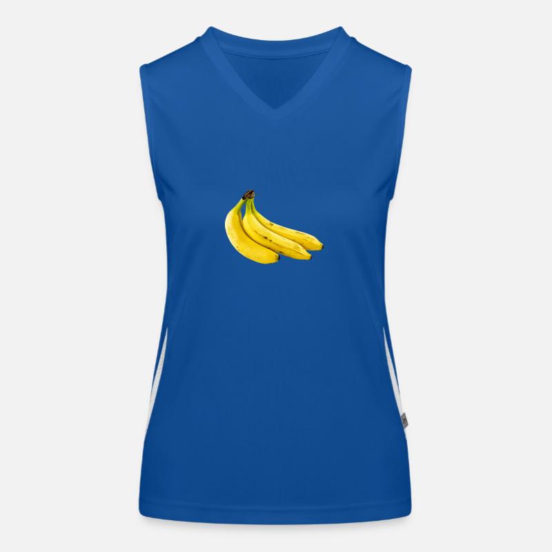 Banane Funktionelles Kontrast-Tank Top für Frauen