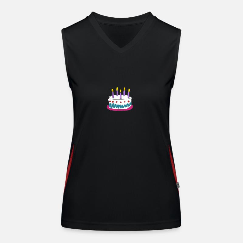 Torte Funktionelles Kontrast-Tank Top für Frauen