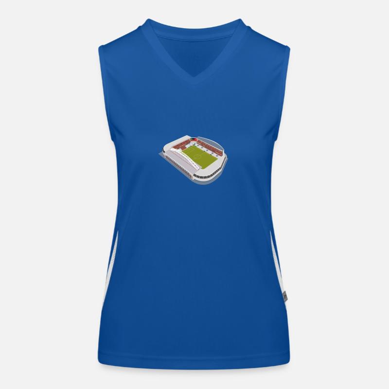 Stadion Funktionelles Kontrast-Tank Top für Frauen