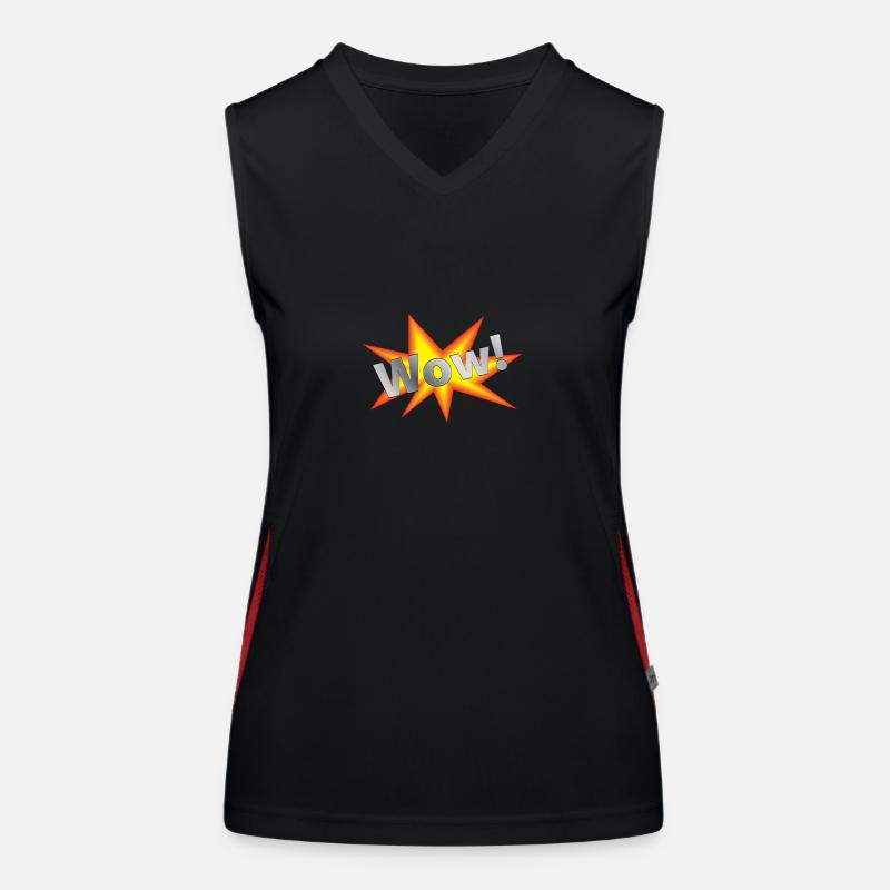 WOW Effekt FX - Geschenkidee Funktionelles Kontrast-Tank Top für Frauen