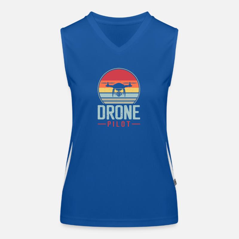 Drone Pilot Drone Pilot Drone Pilot Women's Functional Contrast Tank Top