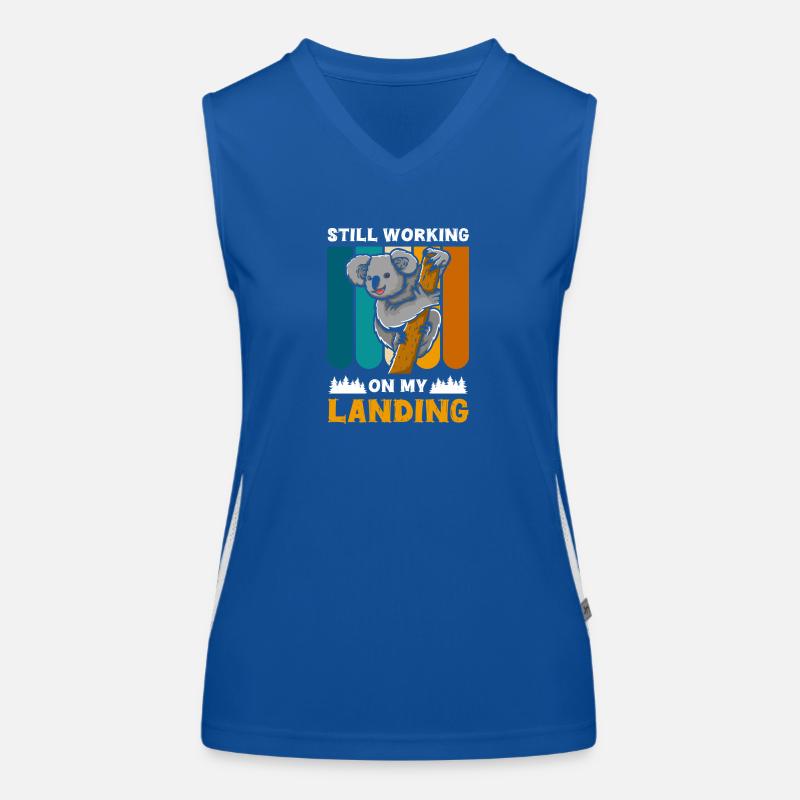 Koala Bär Bär Beuteltier Funktionelles Kontrast-Tank Top für Frauen