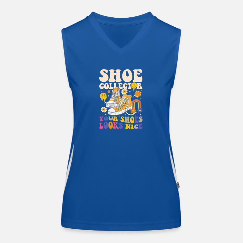 Shoe Shoe Lover Sneaker Addicted Débardeur respirant contrasté Femme