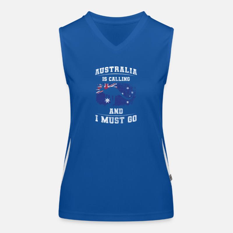 Outback Trip Tier Kookaburra Funktionelles Kontrast-Tank Top für Frauen