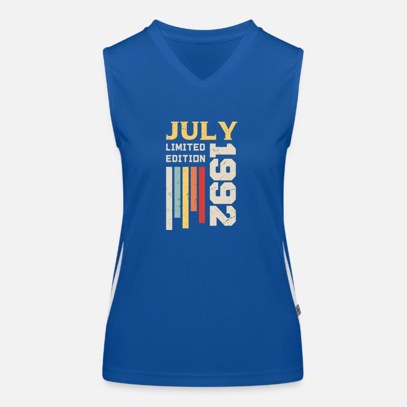 Juli 1992 - Geburtstagsgeschenk Juli 1992 Funktionelles Kontrast-Tank Top für Frauen