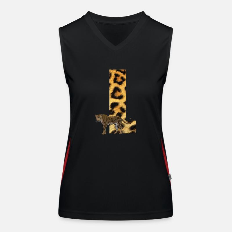 leopard l Funktionelles Kontrast-Tank Top für Frauen