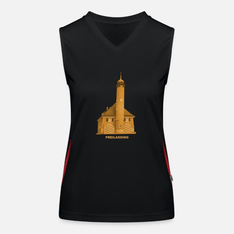 Musée Freilassing, Berchtesgaden, Haute-Bavière Débardeur respirant contrasté Femme