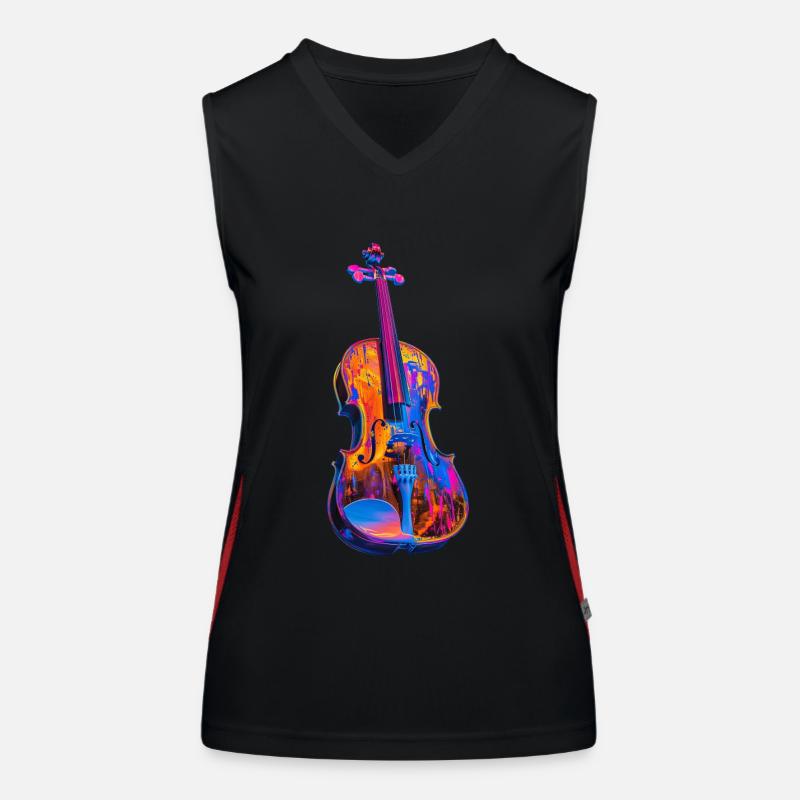 Violon Débardeur respirant contrasté Femme
