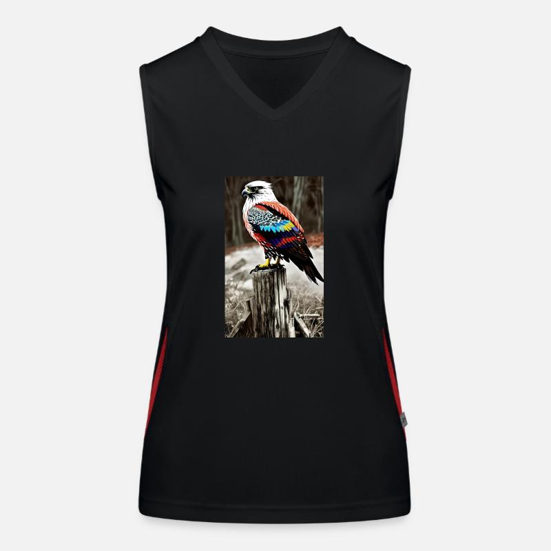 Aigle | Oiseaux | Liberté | Animaux Débardeur respirant contrasté Femme