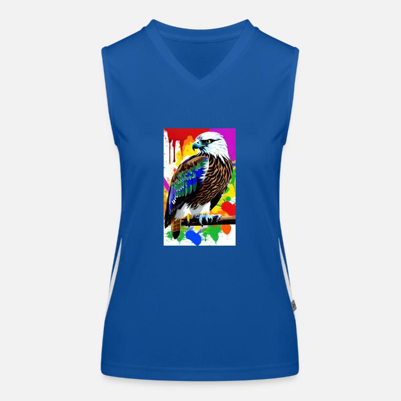 Eagle | Birds | Freedom | Animals Women's Functional Contrast Tank Top
