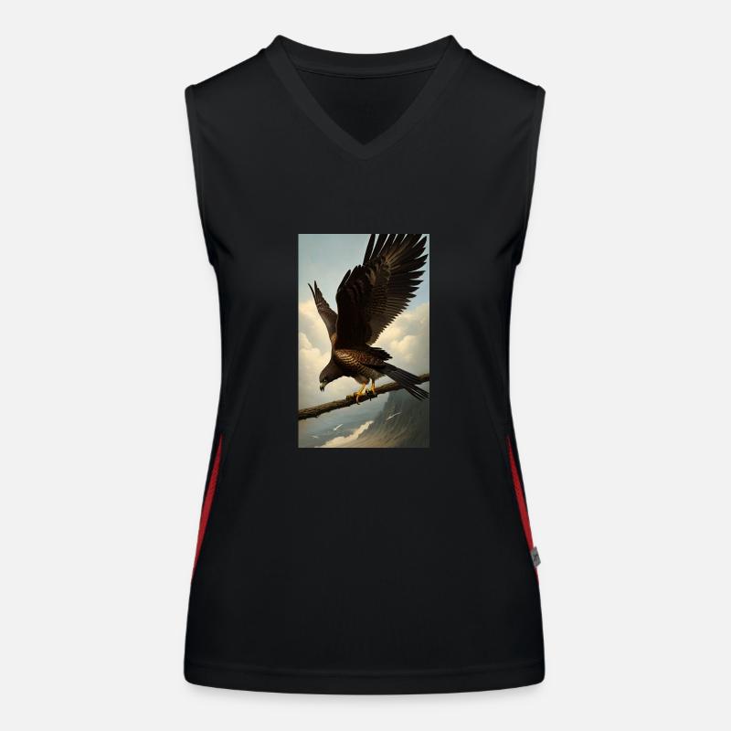 Aigle | Oiseaux | Liberté | Animaux Débardeur respirant contrasté Femme