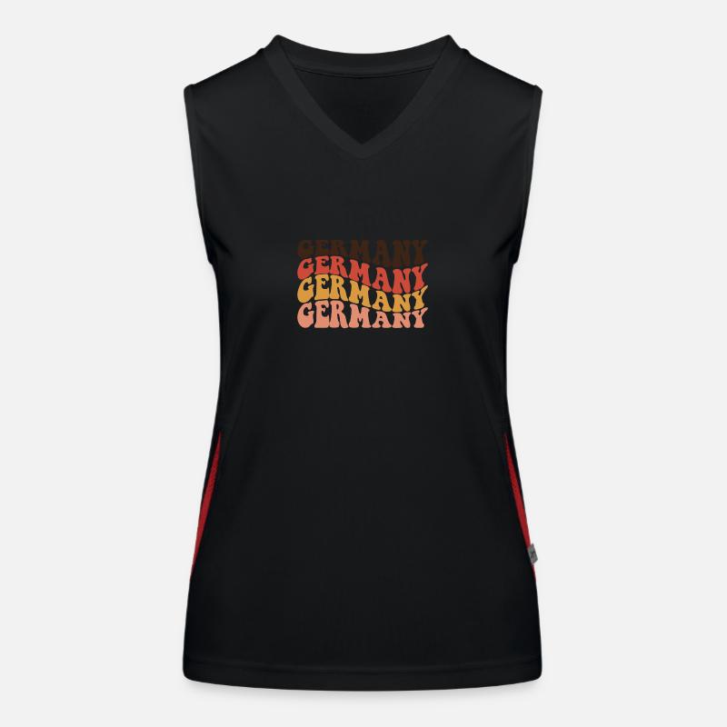 Germany Women's Functional Contrast Tank Top